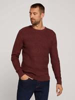 Tom Tailor Structured crewneck knit