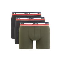 Levis Levi's boxershorts 3-pack khaki-zwart