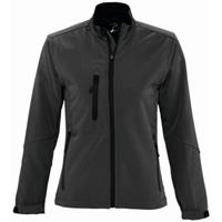 SOLS Dames/dames Roxy Soft Shell Jacket (ademend, winddicht en waterbestendig) (Houtskool)