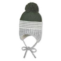 Sterntaler - Kid's Strickmütze Mustermix - Muts, grijs