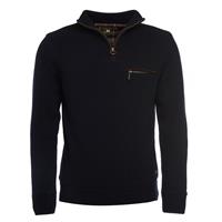 Barbour Herenvest Ayton half zip navy