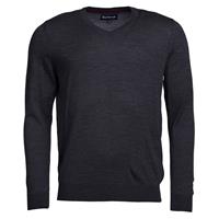 Barbour herentrui Merino V neck charcoal