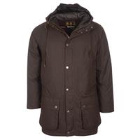 Barbour Heren waxjas hooded beaufort rustic