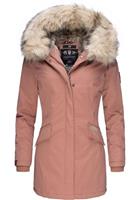 Navahoo Wintermantel »Cristal« stylischer Damen Winterparka mit Kunstfell-Kapuze