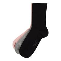 FALKE 3-paar Happy dames sokken - Cadeauverpakking - Multipack katoenen vrouwen sokken