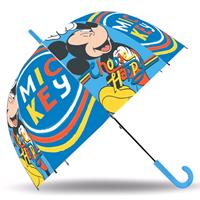 Paraplu Mickey Mouse Junior 45 Cm Polyester Blauw