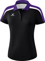erima Liga Line 2.0 Funktions Poloshirt black/dark violet/white