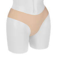 Bye Bra Onzichtbare string beige zwart 2 Pack