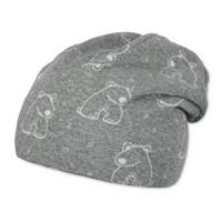 Sterntaler Slouch Beanie zilver gemêleerd