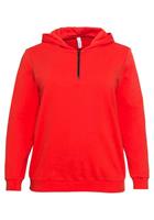 Sheego Kapuzensweatshirt mit Reißverschluss am Ausschnitt