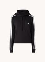 adidas Sportswear Kapuzensweatshirt "ESSENTIALS 3-STREIFEN CROPPED HOODIE"