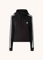 Adidas Sportswear Hoodie ESSENTIALS CROPPED HOODY MET 3 STREPEN