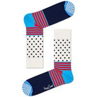 Happy Socks Stripes&Dots Sokken, Wit/Blauw/Rood