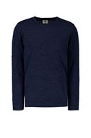 Garcia Pullover, Rundhals, meliert, für Herren, navy