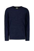 Garcia Pullover, Rundhals, meliert, für Herren, navy