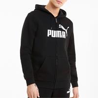 Puma Essentials Big Logo heren sweatvest zwart