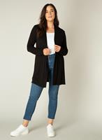 Base Level Curvy Strickjacke »Ayla« Weicher formstabiler Feinstrick in Viskose-Mischqualität