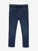 VERTBAUDET Gevoerde jeans met rechte pasvorm, eenvoudig aan te trekken denim blue black