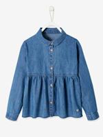 VERTBAUDET Luchtige denim meisjesblouse stone