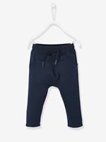 VERTBAUDET Babybroek uit molton voor jongens marine grijs
