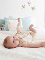 Vertbaudet Baby Overall, Musselin beige