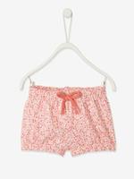 Jersey-Shorts für Baby Mädchen Oeko Tex weiß/rot