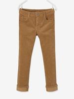 VERTBAUDET De slim fluwelen jongensbroek camel
