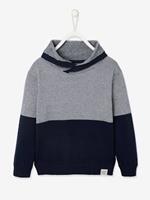 Oeko-Tex cross-over jongenstrui met fantasievol kleurblokeffect inkt
