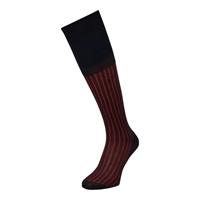 Falke Kniekousen met ribstructuur, model 'Shadow'