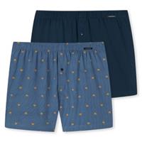 Schiesser 2 stuks Fun Prints Boxer Shorts 