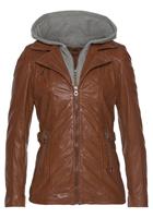 Mauritius Leren jack Adelyn 2-in-1 leren jack