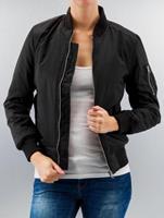 urbanclassics Urban Classics Frauen Bomberjacke Basic in schwarz