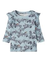 Name it Volledige Print Top Met Lange Mouwen Dames Blauw