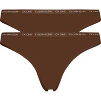 calvinklein Calvin Klein 2 stuks One Cotton Stretch Plus Thong