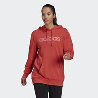 TrÃ¶ja med huva Dam Adidas Essentials Logo RÃ¶d (Storlek: XS)