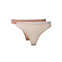 Tommy Hilfiger Thong, 3er-Pack, BordÃ¼re, Label, fÃ¼r Damen, hellgelb