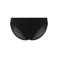 Schiesser Slip microvezelstof kant zwart - Invisible Lace 