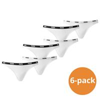 Puma Bikini Slip Dames Wit 6-Pack-M