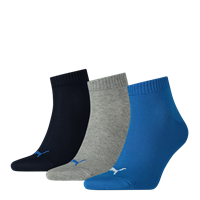 Puma Socks Puma Unisex Quarter Plain Socken 3er Pack - Herren -  blau