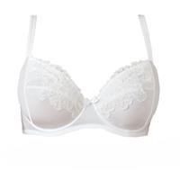 AMBRA Lingerie BH's 3-delige beugel BH Ivoor 0434