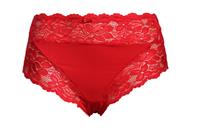 J&C dames tailleslip met kant - microfiber - Kanten vrouwen onderbroek - Elastisch