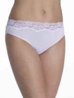 Nina von C kanten dames Tai slip - Jazzpant Modal - Kanten dames onderbroek - Zwart en wit