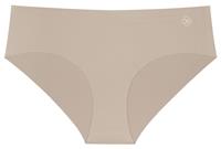 Dorina naadloze slip Airlite Eco - Hipster Classic - Invisible dames onderbroek - Beige - zwart