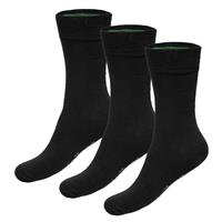 Bamboo Basics 3-paar unisex sokken BEAU - Bamboe heren en dames sokken - Donkerblauw - Zwart