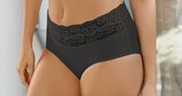 Nina von C dames taille slip Modal kant - Comfortabele kanten hoge dames onderbroek - Huidvriendelijk