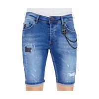 Local Fanatic Korte broek met verfspatten 1043
