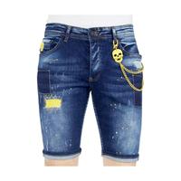 Local Fanatic Korte broek met verfspatten 1052