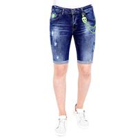 Local Fanatic Korte broek met verfspatten xxx