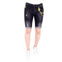 Local Fanatic Korte broek met verfspatten xxx