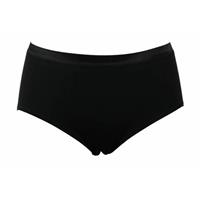 Nina von C dames Heupslip biologisch katoen - Zwart en wit dames midi slip - katoenen ondergoed dames